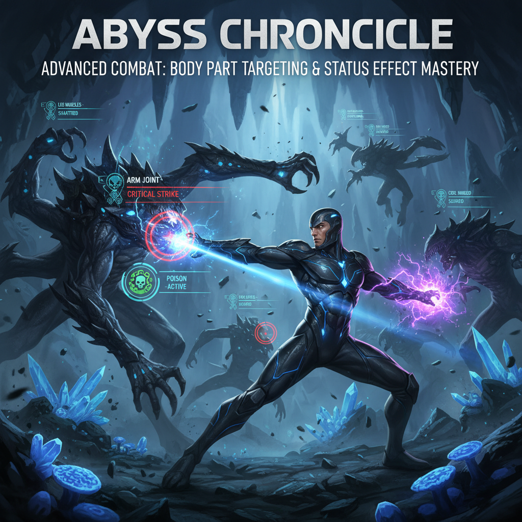 Advanced Combat in Abyss Chronicle: Body Part Targeting & Status Effect Mastery