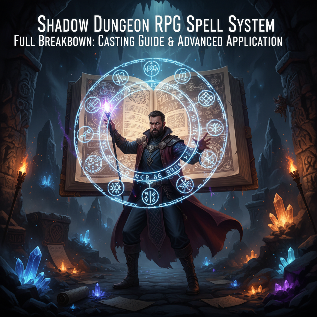 暗影地牢RPG法术系统完全解析：施法指南与进阶运用