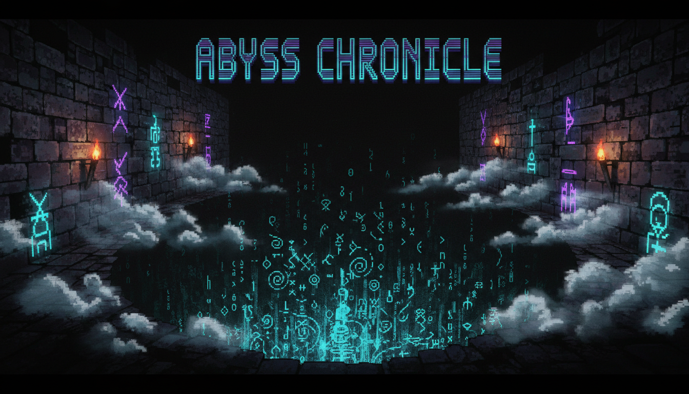 ASCII风格与复古魅力：深渊纪事的视觉与氛围